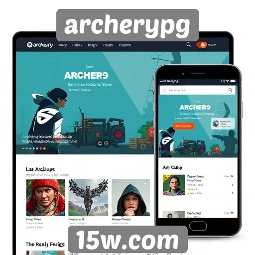 Desempenho técnico do site archerypg em dispositivos móveis